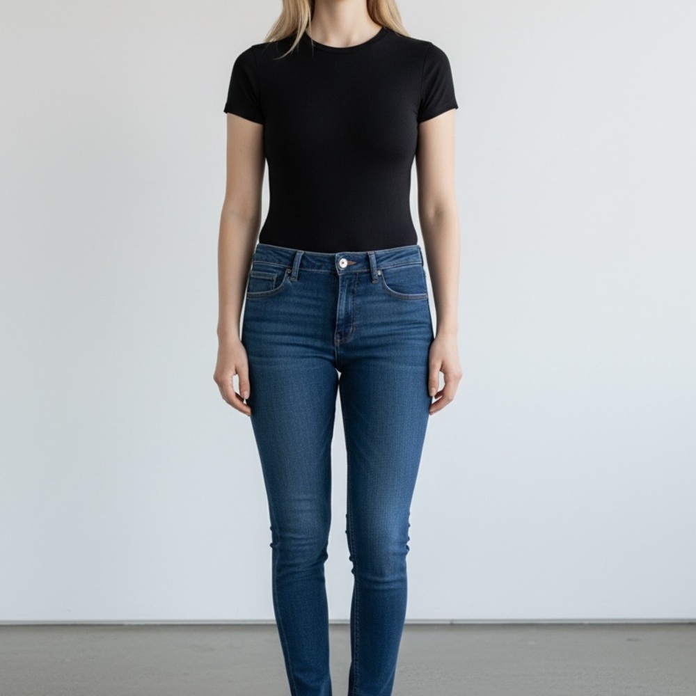 Rag & Bone Blue Bedford Wash Skinny Jeans Sari